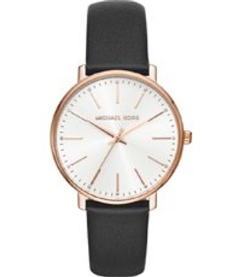 Horlogeband Michael Kors MK2834 Leder Zwart 18mm