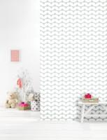 Behang Hearts Rol Grey