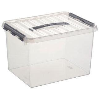 Sunware q-line opbergbox 22 l transparant
