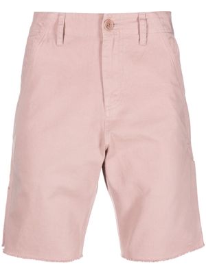 Zadig&Voltaire bermuda en coton à patch logo - Rose