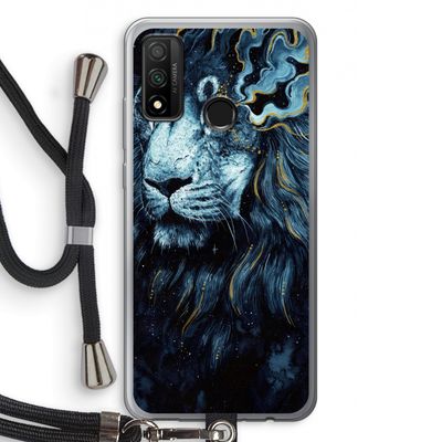 Darkness Lion: Huawei P Smart (2020) Transparant Hoesje met koord