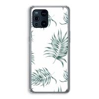 Simple leaves: Oppo Find X3 Transparant Hoesje