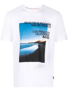 BOSS t-shirt imprimé à manches courtes - Blanc