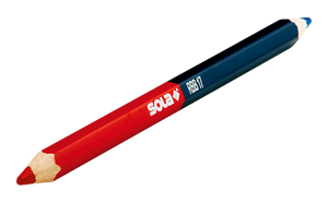 SOLA Grafietpotlood rond RBB17 17cm rood/blauw (in doos van 100st.) - 66024020