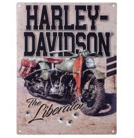 Harley-Davidson The Liberator Tinnen Bord Met Reliëf - 30 x 40 cm - thumbnail