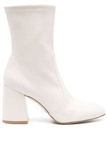 Stuart Weitzman bottes Flareblock 85 mm en daim - Tons neutres