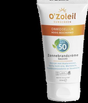 O&apos;Zoleil Zonnebrandcrème Gezicht SPF50