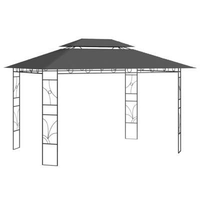 Prieel 160 g/m² 4x3x2,7 m antracietkleurig