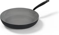 BE Living Koekenpan ø 28 cm - keramische anti-aanbaklaag - PFAS-vrij - geschikt voor alle warmtebronnen - zwart