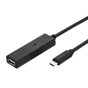 VALUE USB 2.0 Verleng kabel met actieve Repeater, A - C, zwart, 10 m