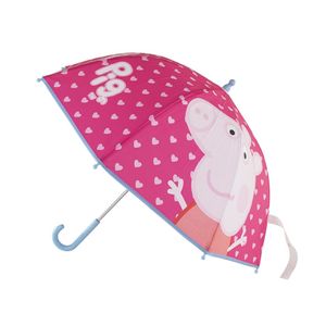 Kinder paraplu Peppa Pig roze 71 cm