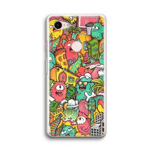 Vexx City: Google Pixel 3 Transparant Hoesje