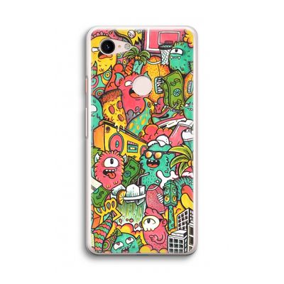 Vexx City: Google Pixel 3 Transparant Hoesje