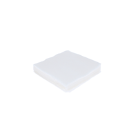 Servet 1 laags 1/4 vouw 24x24cm papier wit BIO