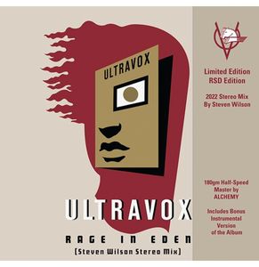 Ultravox - Rage In Eden: Steven Wilson Stereo Mix (Clear Vinyl) (Record Store Day Black Friday 2022) 2LP