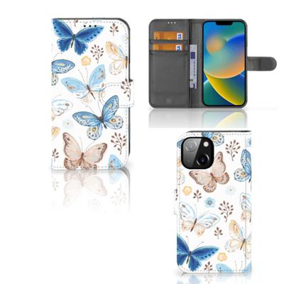 Telefoonhoesje | Met pasjeshouder | voor Apple iPhone 14 Vlinder