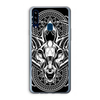 Oh Deer: Samsung Galaxy A20s Transparant Hoesje