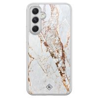 Samsung Galaxy A54 hybride hoesje - Marmer goud