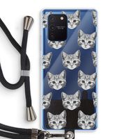 Kitten: Samsung Galaxy Note 10 Lite Transparant Hoesje met koord