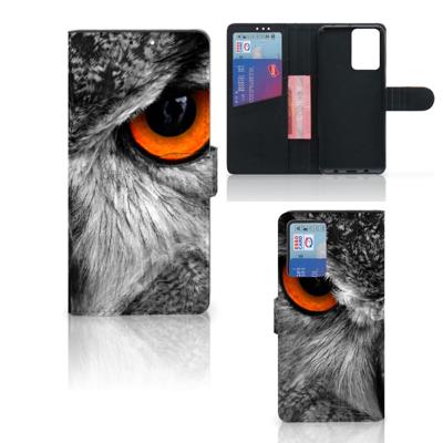 Xiaomi Redmi Note 10 Pro | Telefoonhoesje | Met pasjeshouder | Uil