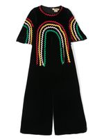 Stella McCartney Kids combinaison à manches courtes - Noir - thumbnail