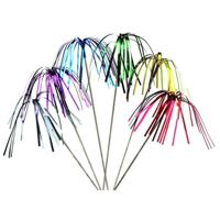 Cocktailprikkers vuurwerk - 100x stuks - gekleurd - 16 cm - ijsprikkers - prikkers