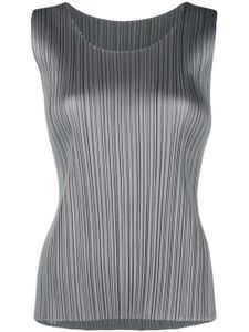 Pleats Please Issey Miyake haut Monthly Colors May - Gris