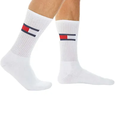 Tommy Hilfiger 2-pack - Sport Sokken - Elastisch katoenen witte heren sokken
