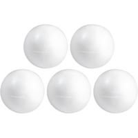 Piepschuim bol/ballsen - 10x - wit - D15 cm - halve schalen - hol - hobby/DIY materiaal Piepschuim bol/ballsen - 10x - wit - D15 cm - halve schalen - hol - hobby/DIY materiaal