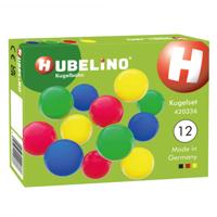 Hubelino knikkers kunststof, 12st.