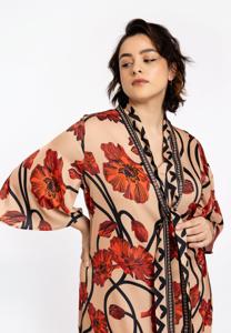 Yoek Jurk PAPAVERO | Rood | Maat 50/52