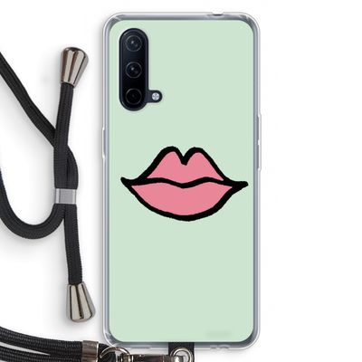 Kusje: OnePlus Nord CE 5G Transparant Hoesje met koord