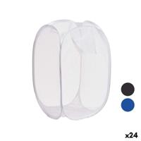 Wasmand Kipit Blauw Wit Zwart Plastic 33 x 33 x 58 cm 58 x 0,5 x 37 cm (24 Stuks)