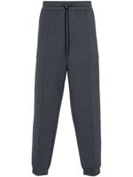 Emporio Armani pantalon de jogging à logo appliqué - Bleu