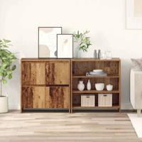 Dressoirs 2 pcs Oud hout 70 x 41 x 75 cm Bewerkt hout