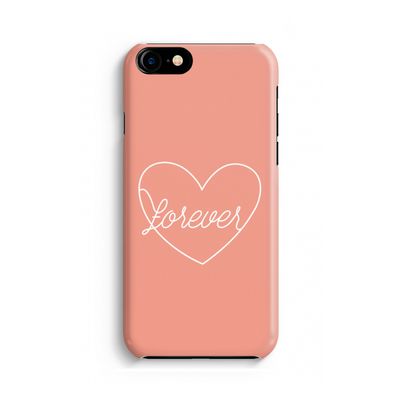 Forever heart: Volledig geprint iPhone SE 2020 Hoesje