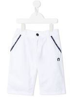 Aigner Kids short à coupe droite - Blanc