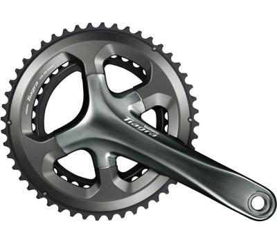 Shimano Crankstel 2 x 10 speed tiagra fc-4700 - 172,5/50-34t met holle as - zwart