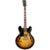 Gibson Original Collection ES-345 LH Vintage Burst linkshandige semi-akoestische gitaar met koffer