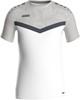 JAKO 6124K T-Shirt Iconic Kids - Wit/Zachtgrijs/Antra Light - 116