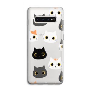 Katten: Samsung Galaxy S10 4G Transparant Hoesje