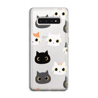 Katten: Samsung Galaxy S10 4G Transparant Hoesje