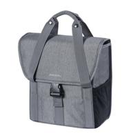Basil go-single bag - enkele fietstas - dames - fietsen - grijs mêlée