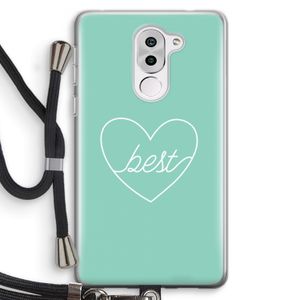 Best heart pastel: Honor 6X Transparant Hoesje met koord