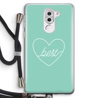 Best heart pastel: Honor 6X Transparant Hoesje met koord
