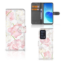 OPPO Reno 6 Pro Plus 5G Hoesje Lovely Flowers - thumbnail