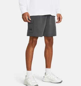 Under Armour Stretch Woven Cargo Korte Broek Heren Donkergrijs - Maat XS - Kleur: Donkergrijs | Soccerfanshop