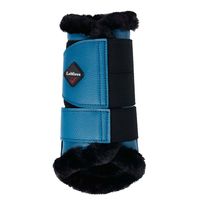 LeMieux Fleece Lined Beenbeschermers blauw maat:l