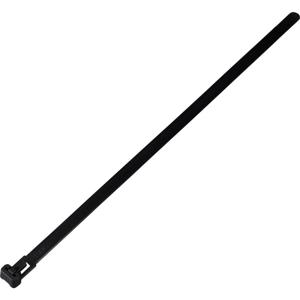 TRU COMPONENTS TC-13340652 TC-RT-250-7.6-B Kabelbinder 250 mm 7.6 mm Zwart Hersluitbaar, Chemische bestandigheid, UV-bestendig 100 stuk(s)
