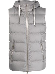 Herno gilet à design matelassé - Gris